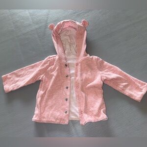 GAP Pink Hooded Jacket with Bear Ears